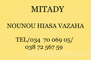 MITADY NOUNOU HIASA @ VAZAHA 