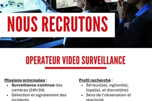 MITADY OPERATEUR VIDEO SURVEILLANCE 