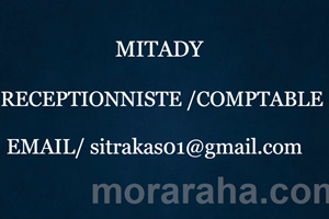 MITADY RECEPTIONNISTE /COMPTABLE