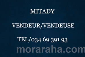 MITADY VENDEUR/VENDEUSE 