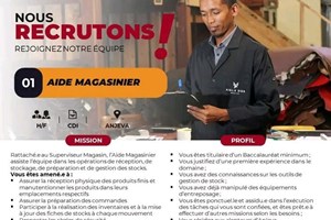 MITADY AIDE MAGASINIER 