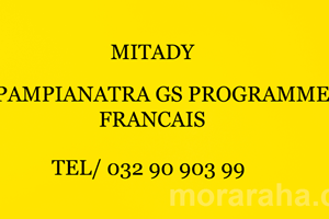 MITADY MPAMPIANATRA PROGRAMME EN FRANCAIS 