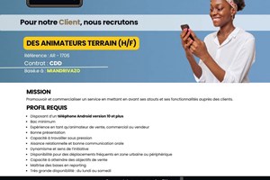 MITADY ANIMATEURS TERRAIN H/F