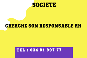 SOCIETE CHERCHE RESPONSABLE RH 