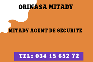 ORINASA MITADY AGENT DE SECURITE 