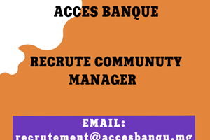 ACCES BANQUE RECRUTE COMMUNITY MANAGER 