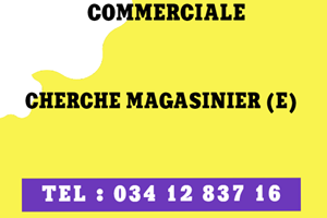 MAGASIN CHERCHE MAGASINIERE 