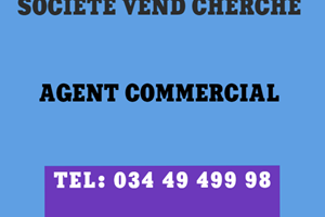 UNE SOCIETE VEND MATERIEL CHERCHE AGENT COMMERCIALE 