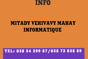 MITADY VEHIVAVY MAHAY INFORMATIQUE 