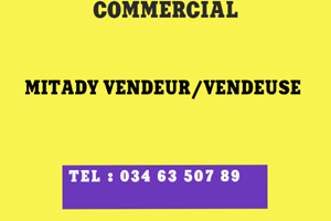 MITADY VENDEUR /VENDEUSE 