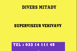 MITADY SUPERVISEUR VEHIVAVY 