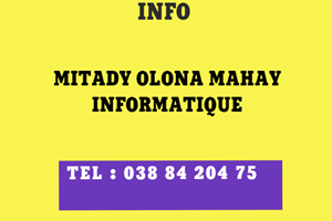 MITADY OLONA MAHAY INFORMATIQUE HIASA @ SERVICE VAVY NA LAHY