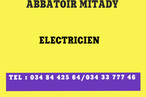 ABBATOIR IRAY MITADY ELECTRICIEN VONONA 