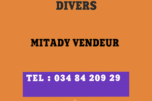 MITADY VENDEUR 