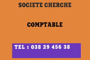 UN SOCIETE CHERCHE COMPTABLE 