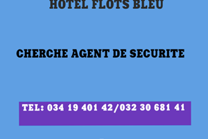 HOTEL FLOT BLEU CHERCHE AGENT DE SECURITE 