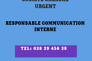 UN SOCIETE CHERCHE RESPONSABLE COMMUNICATION INTERNE 