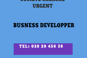 UN SOCIETE CHERCHE BUSNESS DEVELOPER 