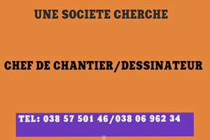 MITADY CHEF DE CHANTIER /DESSINATEUR METREUR 