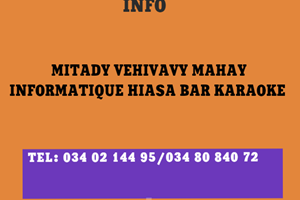 MITADY VEHIVAVY MAHAY INFORMATIQUE HIASA BAR KARAOKE 