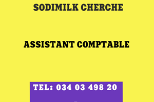 SODIMILK CHERCHE ASSISTANT COMPTABLE 