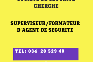 MITADY SUPERVISEUR/FORMATEUR D'AGENT DE SECURITE 