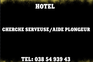 HOTEL MITADY SERVEUSE /AIDE PLONGEUR 