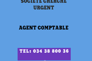 SOCIETE CHERCHE AGENT DE COMPTABLE 