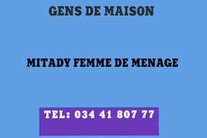 MITADY FEMME DE MENAGE 