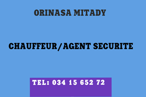 MITADY CHAUFFEUR /AGENT DE SECURITE 