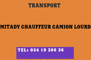 MITADY CHAUFFEUR CAMION LOURD 