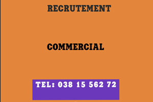 RECRUTEMENT COMMERCIAL 