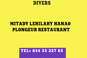 MITADY LEHILAHY HANAO PLONGEUR BRESTAURANT 