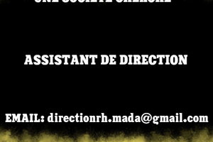 SOCIETE LEADER CHERCHE ASSISTANT DE DIRECTION 