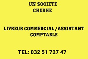 MITADY LIVREUR COMMERCIAL/ASSISTANT COMPTABLE