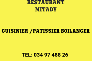 MITADY CUISINIER/PATISSIER BOULANGER 