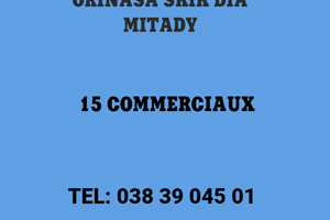 NY ORINASA SKIK MITADY 15 COMMERCIAUX 