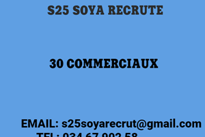 S 25 SOYA MITADY 30 COMMERCIAUX H/F 